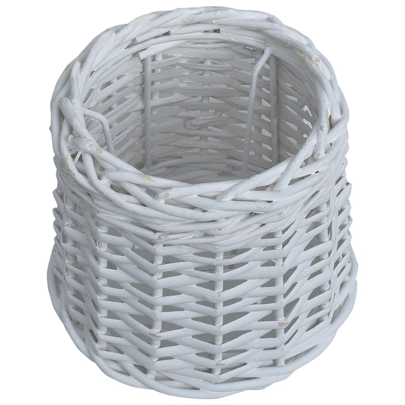 Laden Sie das Bild in Galerie -Viewer, Vidaxl lampenkap 25x17 cm wicker wit
