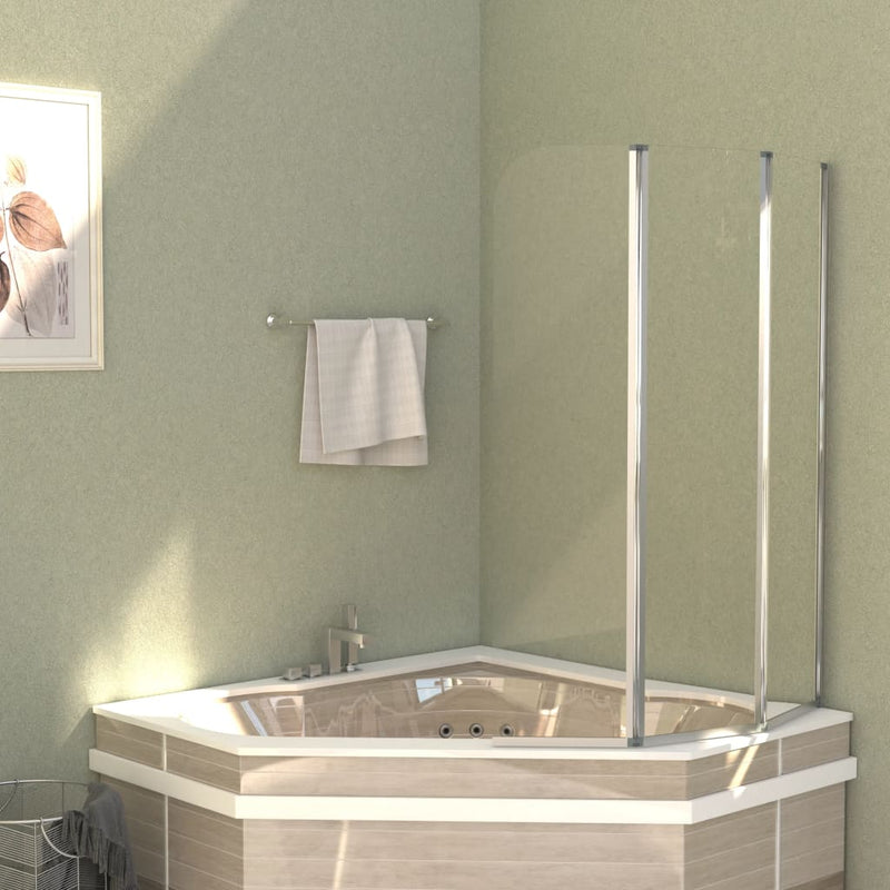 Load image into Gallery viewer, VidaXL Badwanden 2 st 104x130 cm gehard glas transparant
