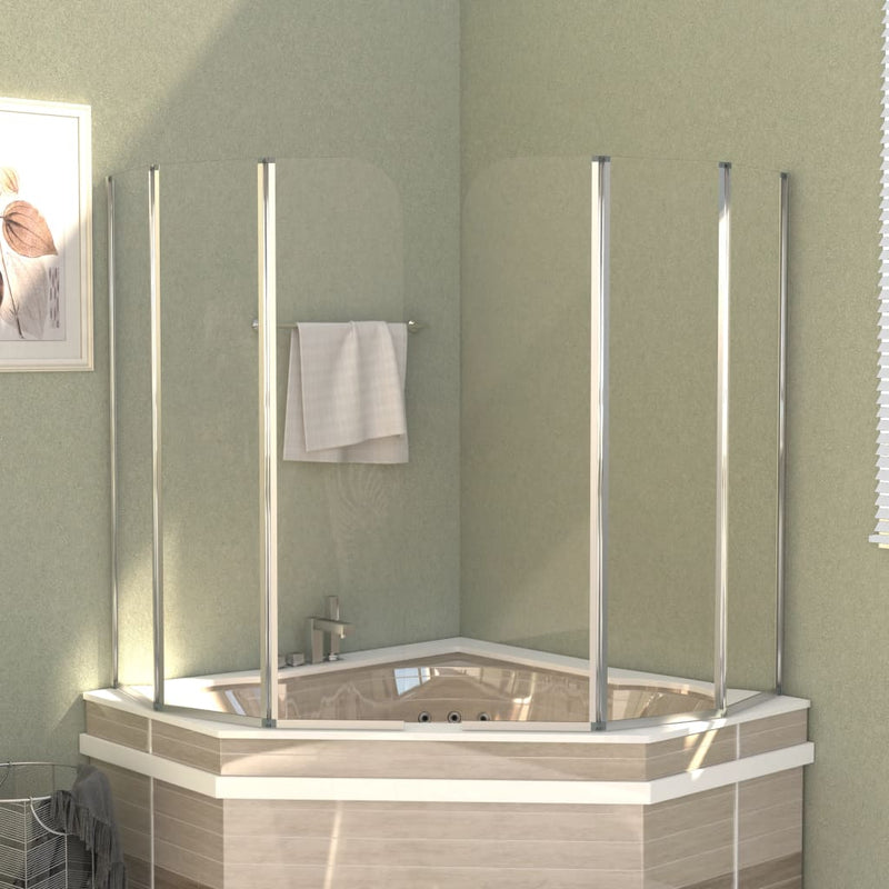 Load image into Gallery viewer, VidaXL Badwanden 2 st 104x130 cm gehard glas transparant
