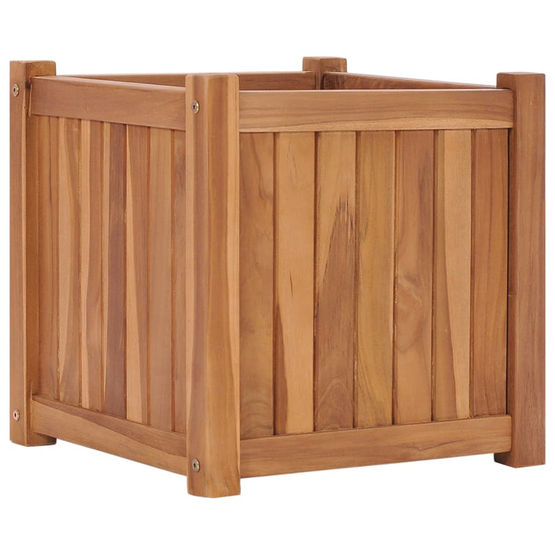 Load image into Gallery viewer, Vidaxl plantenbak verhoogd 40x40x40 cm massief teakhout
