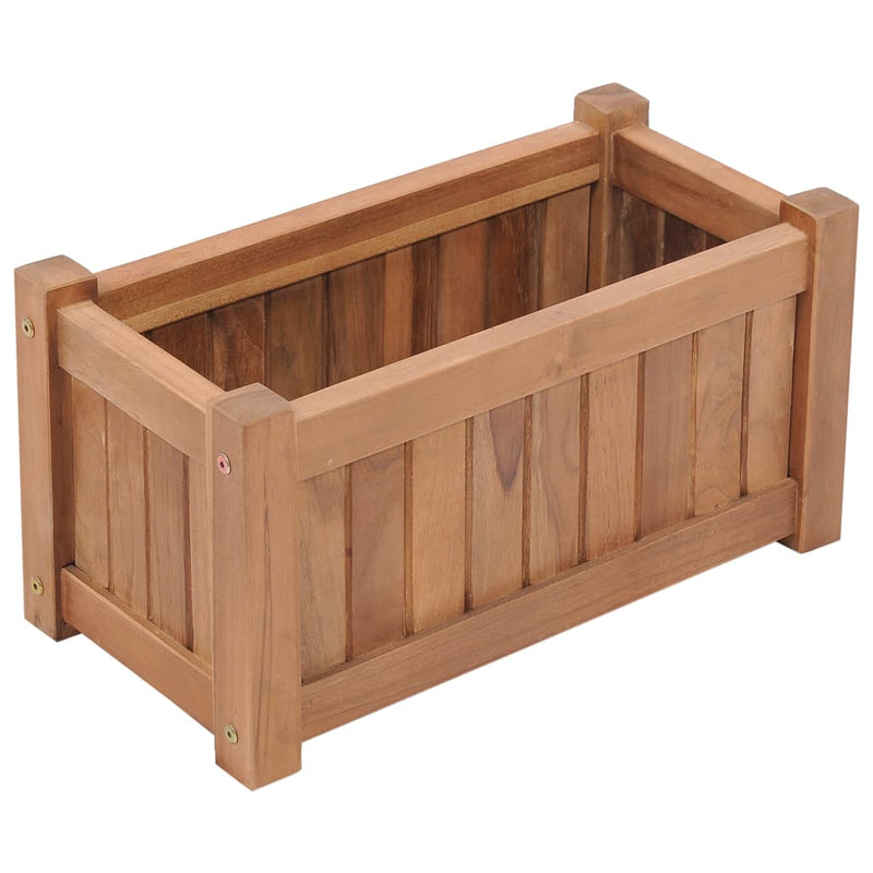 Load image into Gallery viewer, Vidaxl plantenbak verhoogd 50x25x25 cm massief teakhout
