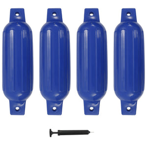 Vidaxl bootstootkussens 4 st 41x11,5 cm pvc blauw