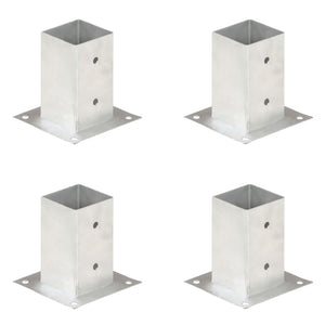 Vidaxl paalankers 4 st 81 mm gegalvaniseerd metaal