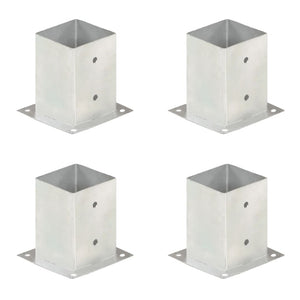 Vidaxl paalankers 4 st 101 mm gegalvaniseerd metaal