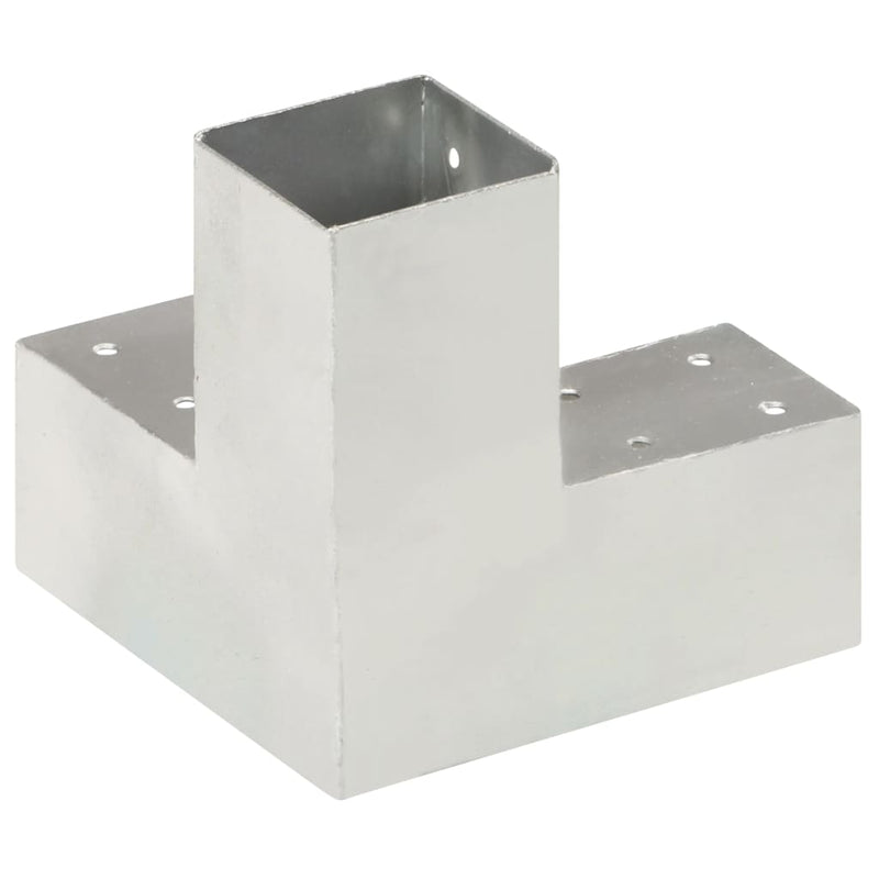Load image into Gallery viewer, Vidaxl paalverbinding y-vorm 71x71 mm gegalvaniseerd metaal
