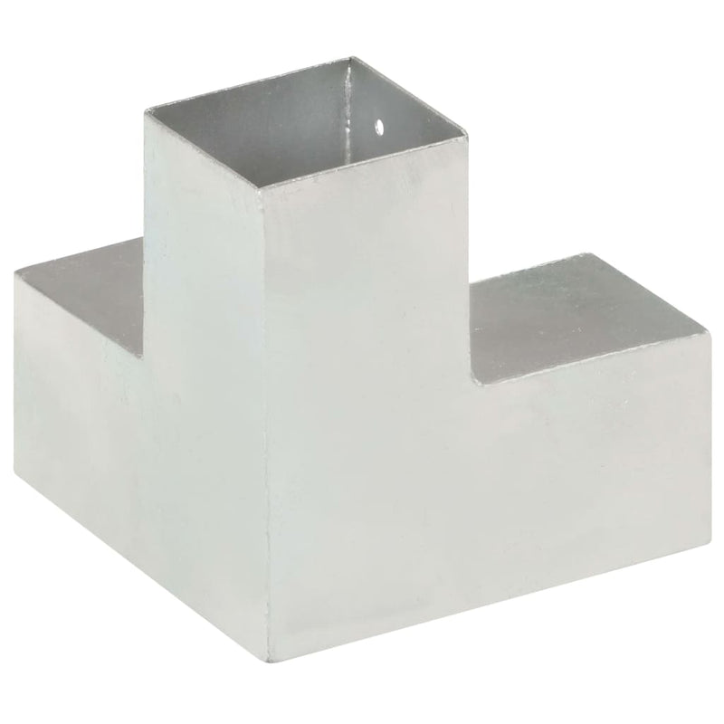 Load image into Gallery viewer, Vidaxl paalverbinding y-vorm 81x81 mm gegalvaniseerd metaal
