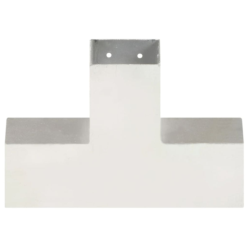 Load image into Gallery viewer, Vidaxl paalverbinding x-vorm 81x81 mm gegalvaniseerd metaal
