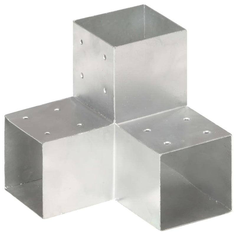 Afbeelding laden in galerijviewer, Vidaxl paalverbinding y-vorm 101x101 mm gegalvaniseerd metaal

