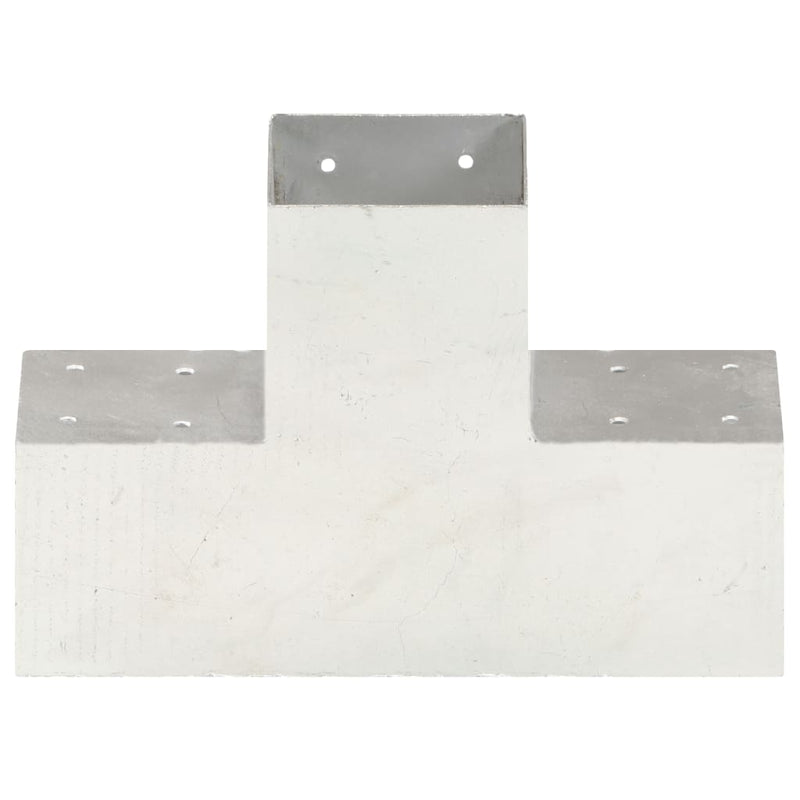 Load image into Gallery viewer, Vidaxl paalverbinding x-vorm 101x101 mm gegalvaniseerd metaal
