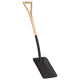 Vidaxl spade yd-greep staal en essenhout