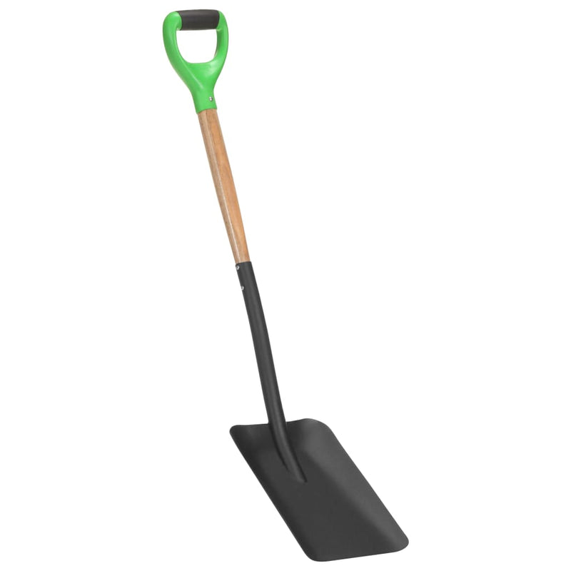 Load image into Gallery viewer, VidaXL Spade D-greep staal en hardhout
