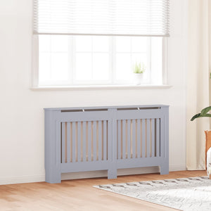Vidaxl radiatorombouw 152x19x81,5 cm mdf antraciet