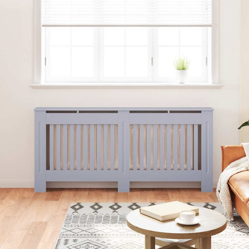 Load image into Gallery viewer, Vidaxl radiatorombouw 172x19x81,5 cm mdf antraciet
