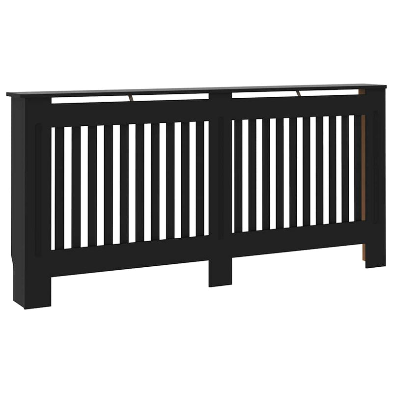 Load image into Gallery viewer, Vidaxl radiatorombouw 172x19x81,5 cm mdf zwart
