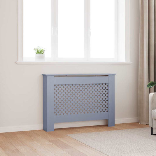 Vidaxl radiatorombouw 112x19x81,5 cm mdf antraciet