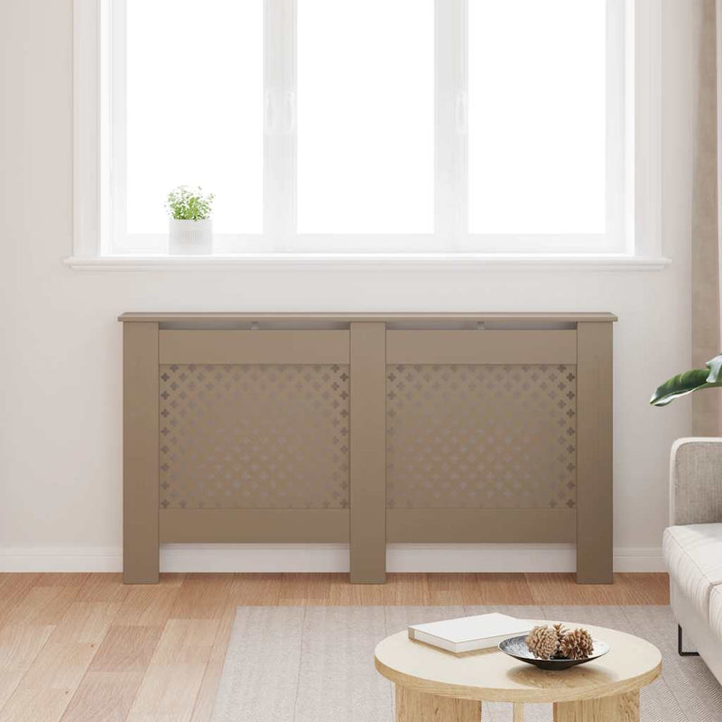 Afbeelding laden in galerijviewer, Vidaxl radiatorombouw 152x19x81,5 cm mdf
