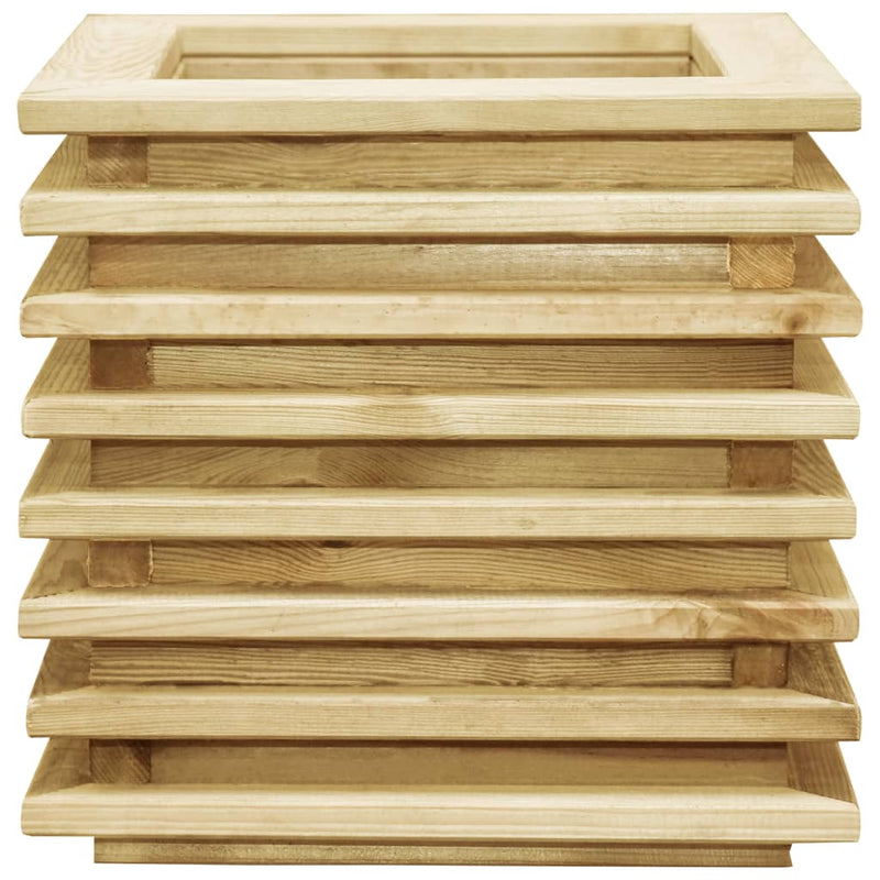 Load image into Gallery viewer, VidaXL Plantenbak verhoogd 50x50x40 cm geïmpregneerd grenenhout
