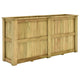 VidaXL Plantenbak verhoogd 196x50x100 cm geïmpregneerd grenenhout