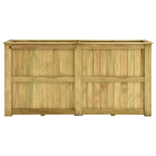 VidaXL Plantenbak verhoogd 196x50x100 cm geïmpregneerd grenenhout