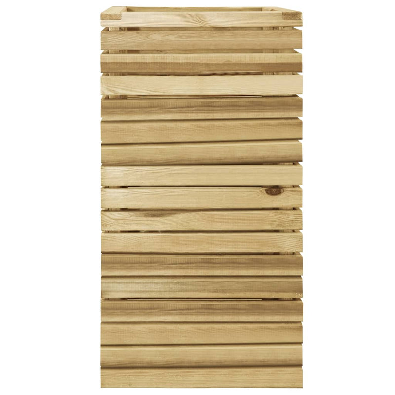 Load image into Gallery viewer, VidaXL Plantenbak verhoogd 50x50x100 cm geïmpregneerd grenenhout
