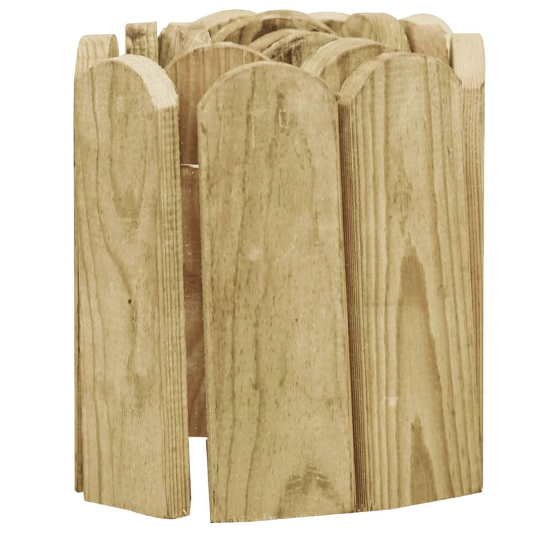Load image into Gallery viewer, VidaXL Gazonrand 120 cm geïmpregneerd grenenhout groen
