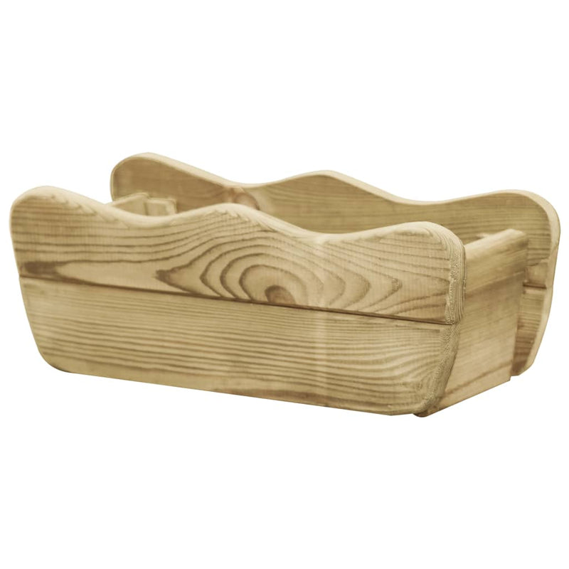 Load image into Gallery viewer, VidaXL Plantenbak verhoogd 50x18x18 cm geïmpregneerd grenenhout
