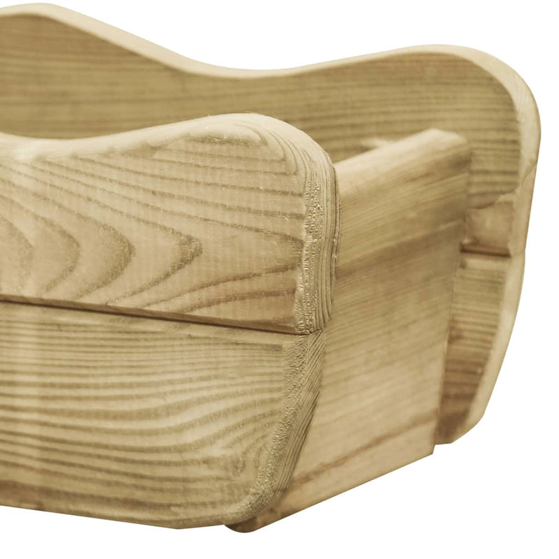 Load image into Gallery viewer, VidaXL Plantenbak verhoogd 50x18x18 cm geïmpregneerd grenenhout
