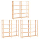 VidaXL Opbergrekken 5-laags 3 st 170x38x170 cm grenenhout 500 kg