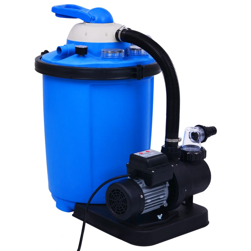 Load image into Gallery viewer, Vidaxl zandfilterpomp met timer 550 w 50 l
