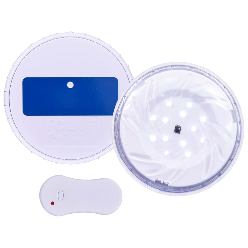 Load image into Gallery viewer, Vidaxl zwembadlamp dompelbaar drijvend led met afstandsbediening wit
