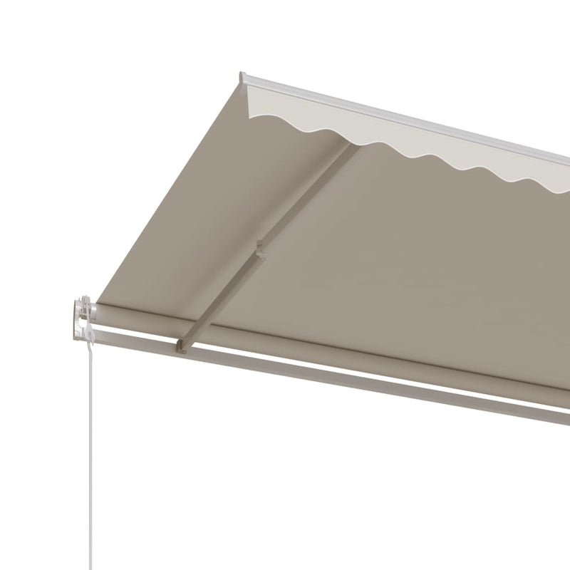 Load image into Gallery viewer, VidaXL Luifel automatisch uittrekbaar 600x300 cm crème
