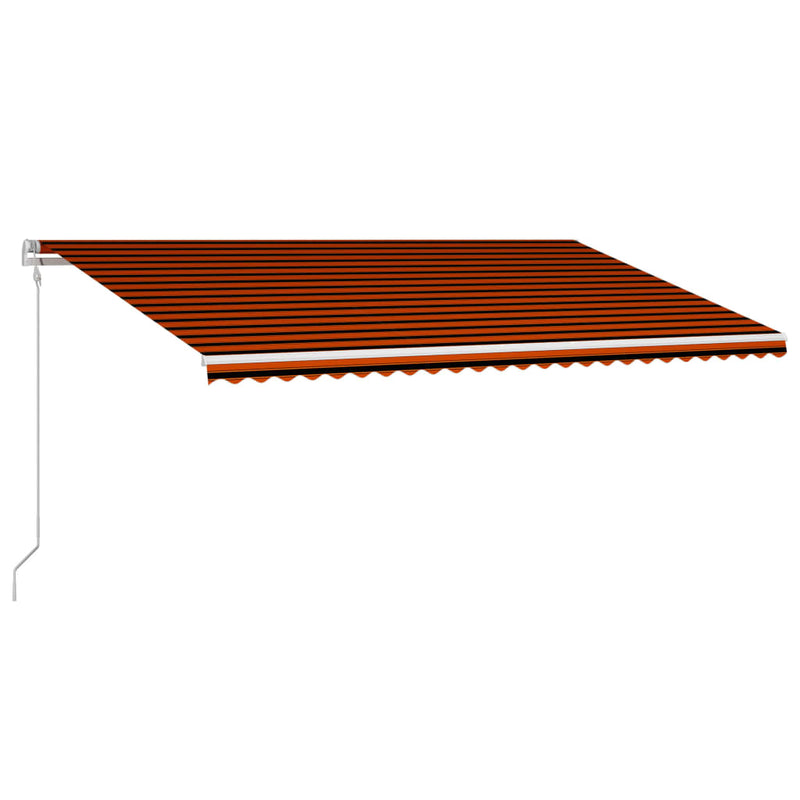 Load image into Gallery viewer, VidaXL Luifel automatisch uittrekbaar 600x300 cm oranje en bruin
