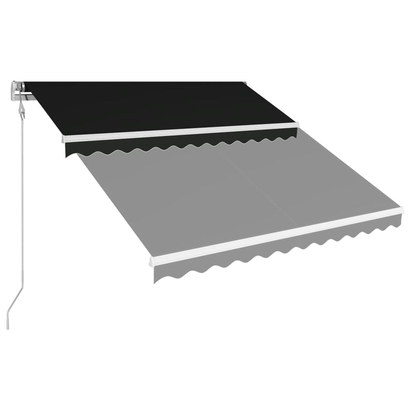Load image into Gallery viewer, VidaXL Luifel automatisch uittrekbaar 350x250 cm antraciet
