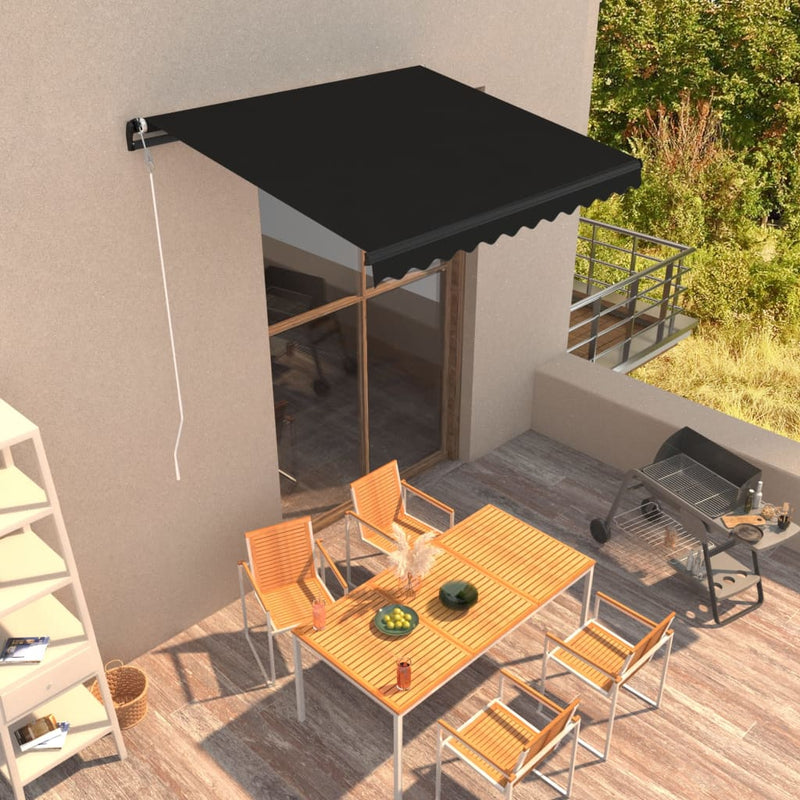 Load image into Gallery viewer, VidaXL Luifel automatisch uittrekbaar 300x250 cm antraciet
