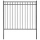 Vidaxl tuinhek staal 1,81x1,5 m zwart