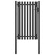 VidaXL Poort 1x2,25 m staal antraciet