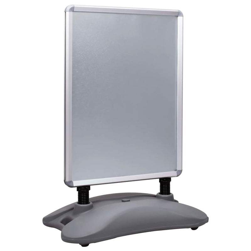 Load image into Gallery viewer, Vidaxl posterstandaard a1 waterdicht aluminiumlegering grijs
