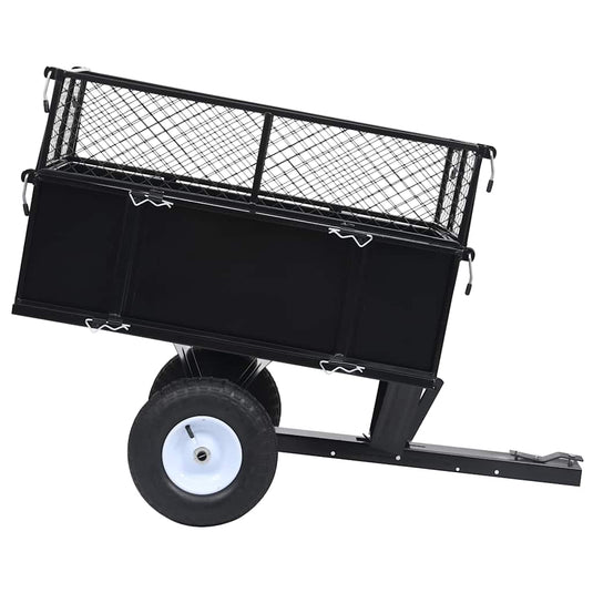 Vidaxl kiepwagen voor zitmaaiers 150 kg