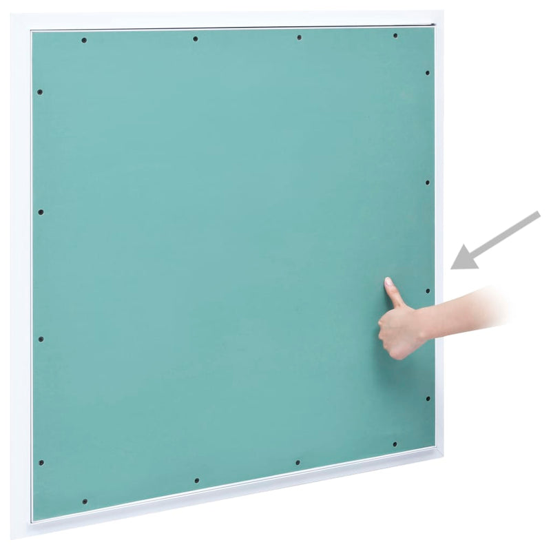Load image into Gallery viewer, Vidaxl toegangspaneel met aluminium frame en gipsplaat 600x600 mm
