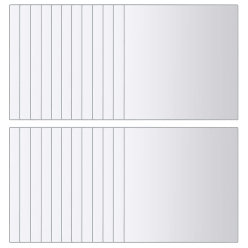 Load image into Gallery viewer, VidaXL 48 st Spiegeltegels vierkant glas
