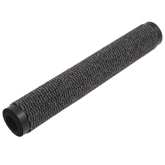 Vidaxl droogloopmatten 2 st rechthoekig getuft 80x120 cm antraciet