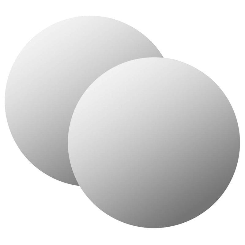 Load image into Gallery viewer, Vidaxl wandspiegels 2 st rond 40 cm glas
