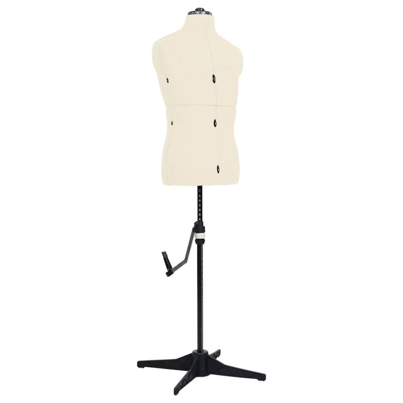 Load image into Gallery viewer, Vidaxl paspop verstelbaar man maat 37-45 crèmekleurig
