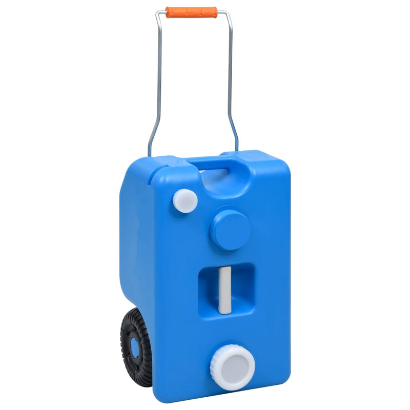 Load image into Gallery viewer, Vidaxl watertank op wielen 25 l blauw

