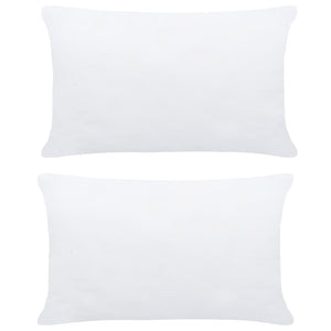 VidaXL Kussenvullingen 2 st 50x30 cm wit