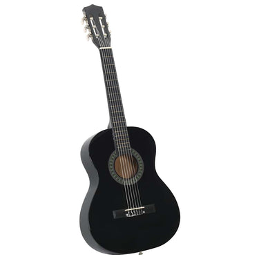 Vidaxl 8-delige gitaarset klassiek beginner 3 4 36 zwart
