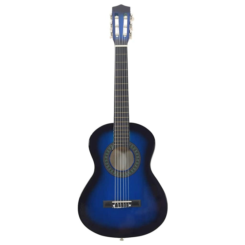 Load image into Gallery viewer, Vidaxl gitaar klassiek beginner en kinderen 1 2 34 blauw
