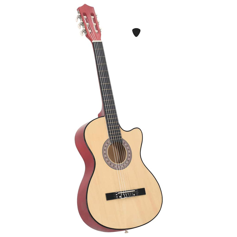 Load image into Gallery viewer, Vidaxl gitaar cutaway met 6 snaren western akoestisch 38 lindenhout

