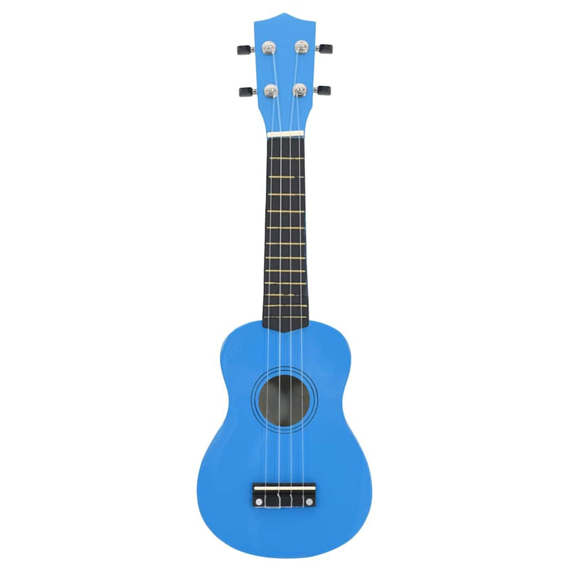 Load image into Gallery viewer, Vidaxl ukuleleset met tas voor kinderen sopraan 21'' blauw
