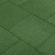 VidaXL Valtegels 12 st 50x50x3 cm rubber groen